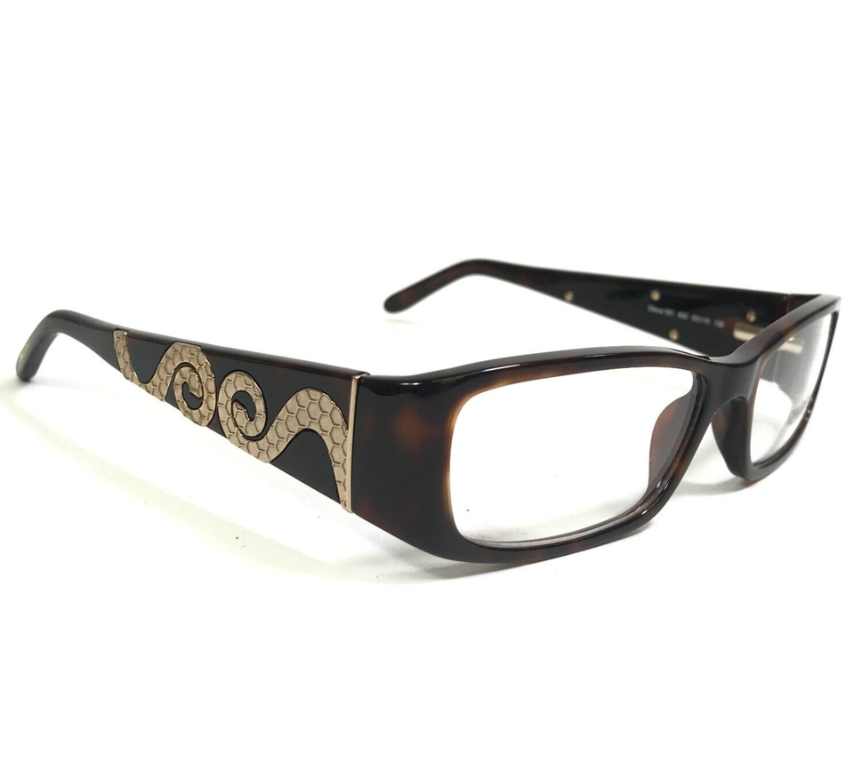 Roberto Cavalli Eyeglasses Frames Silene 351 820 Tortoise Gold Snakes