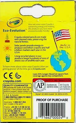 Crayola Crayons 24-Count, Non-Toxic, Teacher Preferred