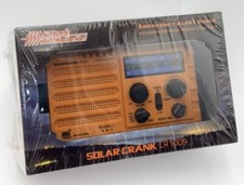 NEW SOLAR CRANK CR1009 Pro Emergency Alert Radio All Hazards NOAA Weather Alert