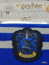 Harry Potter Scarf Costume Wizarding World Ravenclaw Blue Grey Stripe Knit NEW