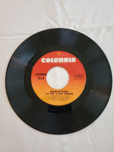 Manhattans There's No Me Without You / I'm Not A Run Around 45 Soul EX Tested - Picture 4 of 5