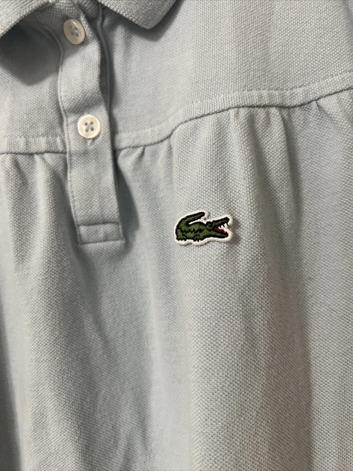 Polo manga corta azul claro Lacoste talla 16 para niñas Foto 2 de 4
