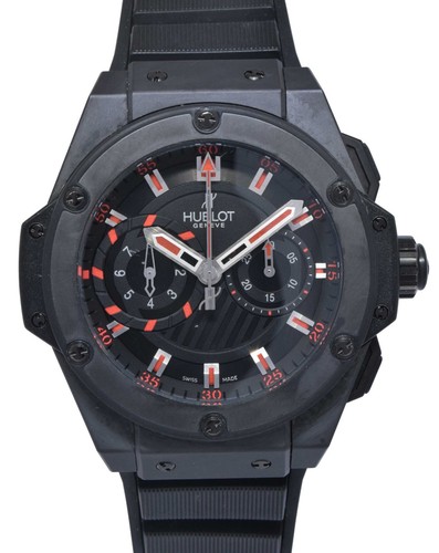 Hublot King Power Black Magic Chronograph Watch Box/Papers 715...