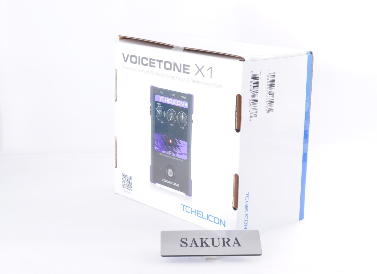 Voicetone X1 TC-Helicon Megaphone / Distortion / Amp Vocal Effect