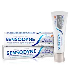 Extra Whitening Toothpaste for Sensitive Teeth, Cavity Prevention and Sensiti...