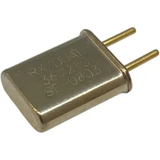 36.210MHz 2 Pin Goldpin Crystal Oscillator Clock RX/Dual 13.2x10.85mm