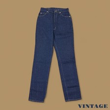 Vintage Lee Straight Leg Boyfriend Jeans Dark Blue W29 L34