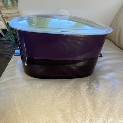 Vintage, NLA Tupperware Purple Microwave steamer 6 piece complete 