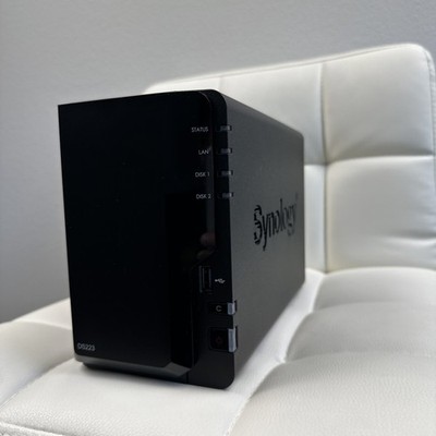 Synology DS223 2-Bay NAS DiskStation Diskless Gigabit LAN USB 3.2 w/ Box PSU