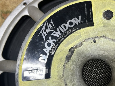 #ad Vintage Peavey 1504 15quot; Black Widow Speaker 8 Ohms. $95.00