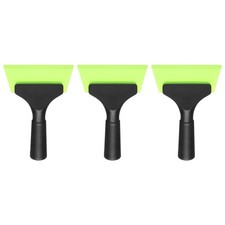3pcs Squeegee 5 Inch Water Blade Shower Squeegee for Glass Door, Green