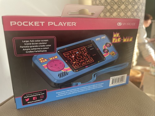 MY ARCADE - POCKET PLAYER MS. PAC-MAN PORTABLE GAMING SYSTEM - NEW & BOXED - Picture 2 of 2