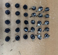 Lot of 15 keyed mortise lock cylinders and 15 thumbturns FYZQ