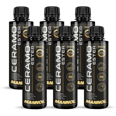 6x 250ml Mannol Ceramo Ester Additiv Motorschutz Schutzmittel Verschleißschutz