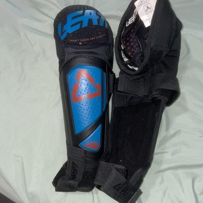 Leatt 3DF Hybrid Extended Knee Shin Guards , Large/X-Large