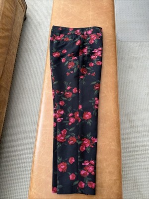 Talbot Size 6P Petite Women s Floral Cropped Trouser