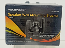 Monoprice 7.5 lb. Capacity Speaker Wall Mount Brackets Pair  in open box