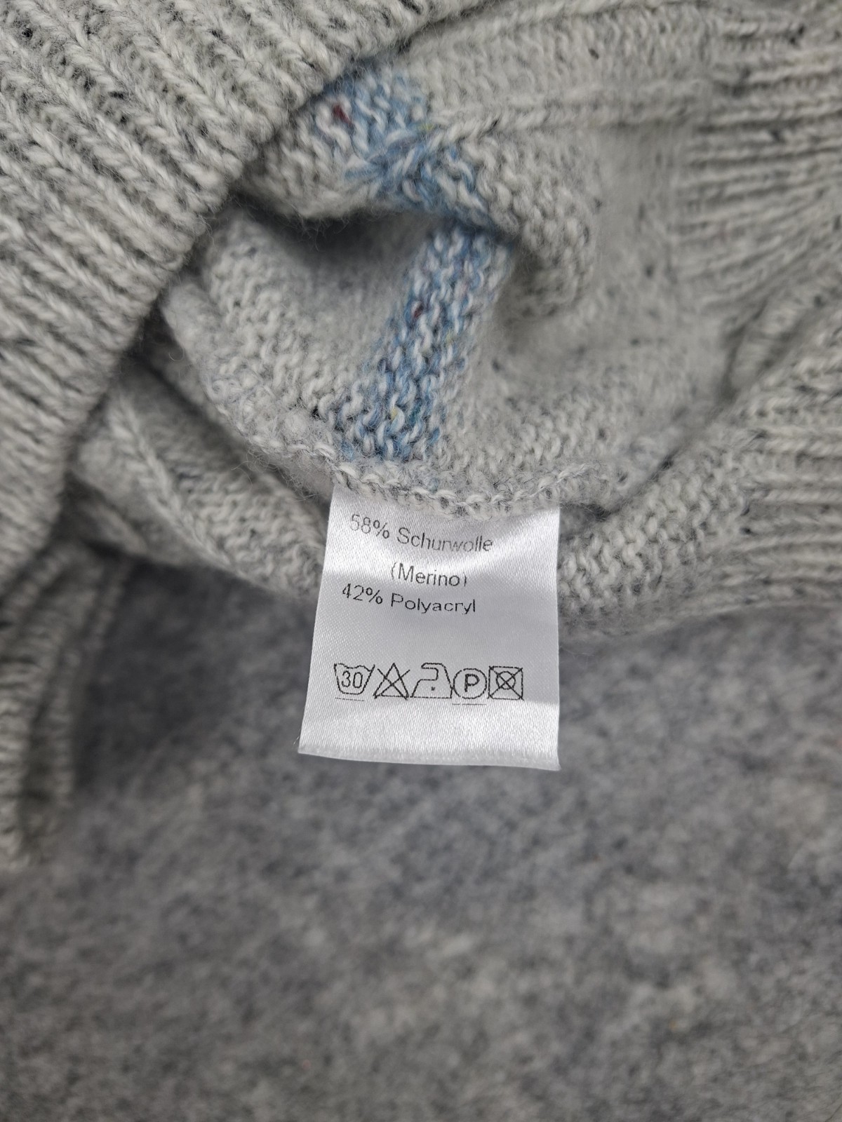 Fischer Striped Pattern Winter Round Neck Sweater… - image 7