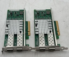 Lot of 2 DELL 942V6 X520-DA2 2-PORT 10GB NETWORK ADAPTER LOW PROFILE