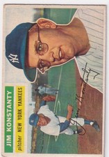 1956 Topps #321 Jim Konstanty - New York Yankees