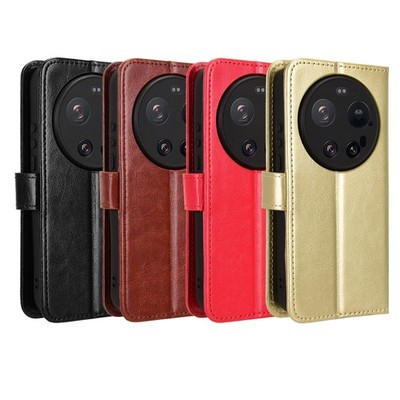 Classic Cover Flip Leather Wallet Stand Card Slots Case For XiaoMi 17 Ultra