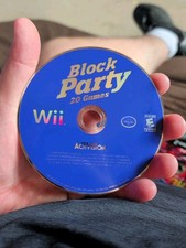 Block Party 20 Games Nintendo Wii Game Disc Only Free Ship