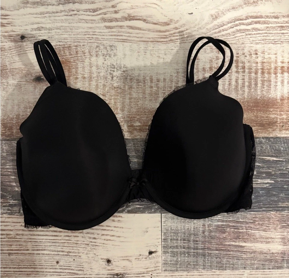 Бюстгальтер на косточках DKNY Signature Lace Perfect Lift Demi 32DDD - Изображение 3 из 4