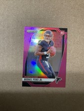 2024 Panini Prizm Pink Wave Prizm #378 Michael Penix Jr. Rookie RC Falcons