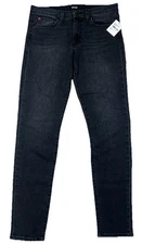 NWT HUDSON Natalie Mid-Rise Ankle Super Skinny Jeans Size 28 Divinity Black/Grey