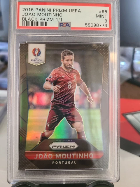 2016 Panini Prizm UEFA Joao Moutinho Black prizm 1/1