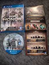For Honor Sony PlayStation 4 Game 2017 Complete/CIB Mint Disc Free Shipping