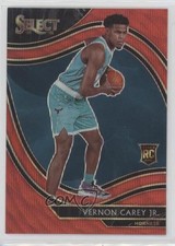 2020-21 Panini Select Courtside Red Wave Prizm Vernon Carey Jr #269 03il