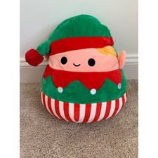 Squishmallows 15" Christmas Elf Plush Toy - Soft  Cuddly Holiday Decor