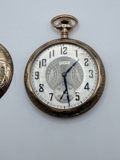 1920's Elgin Gold Filled Art Deco Pocket Watch 17j