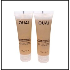 2 x Ouai Detox Shampoo All Hair Types 1oz 30 ml Travel Size New