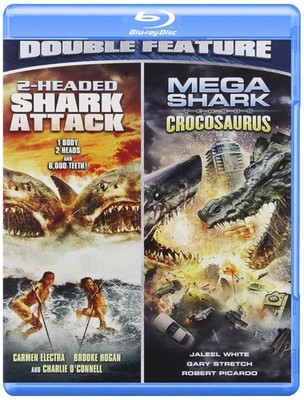 2-Headed Shark Attack / Mega Shark Versus Crocosaurus [Blu-ray]