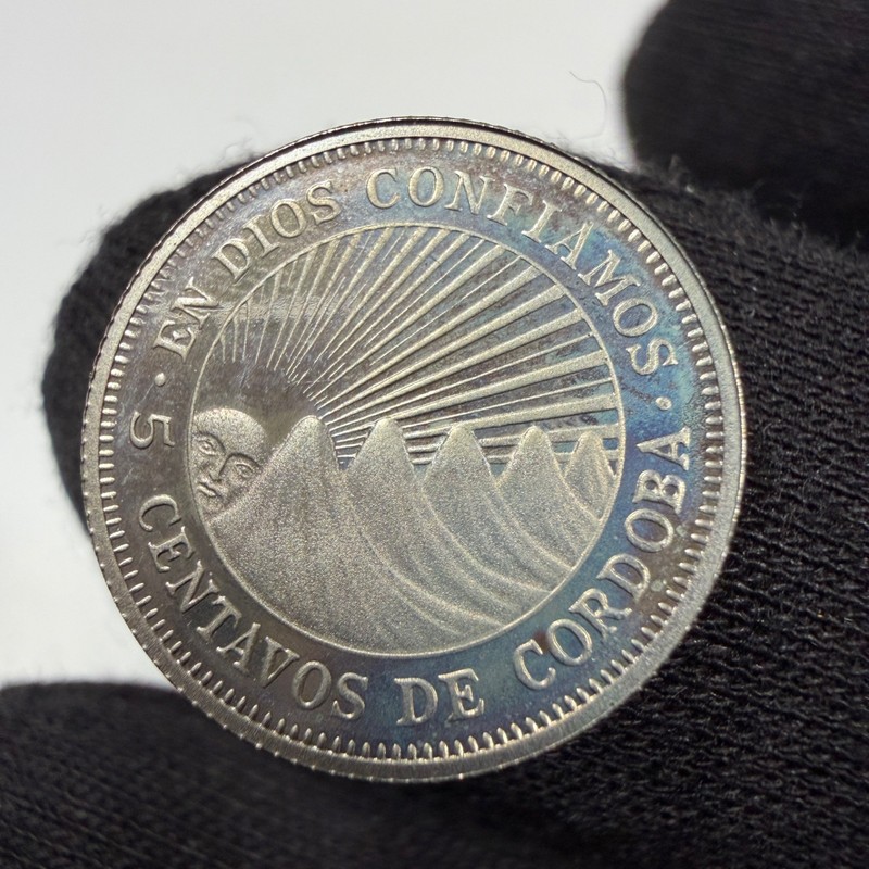 Nicaragua - 5 Centavos - 1972 Proof - KM#24.3 - 20,000 Minted!