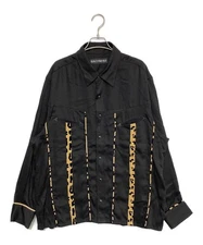 WACKO MARIA WESTERN SHIRT L/S Size: L Black 24FW-WMS-WS03 Men