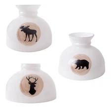 Aladdin Oil Lamp Shade - Student Style Lampshade with 10 Inch Base Fitter