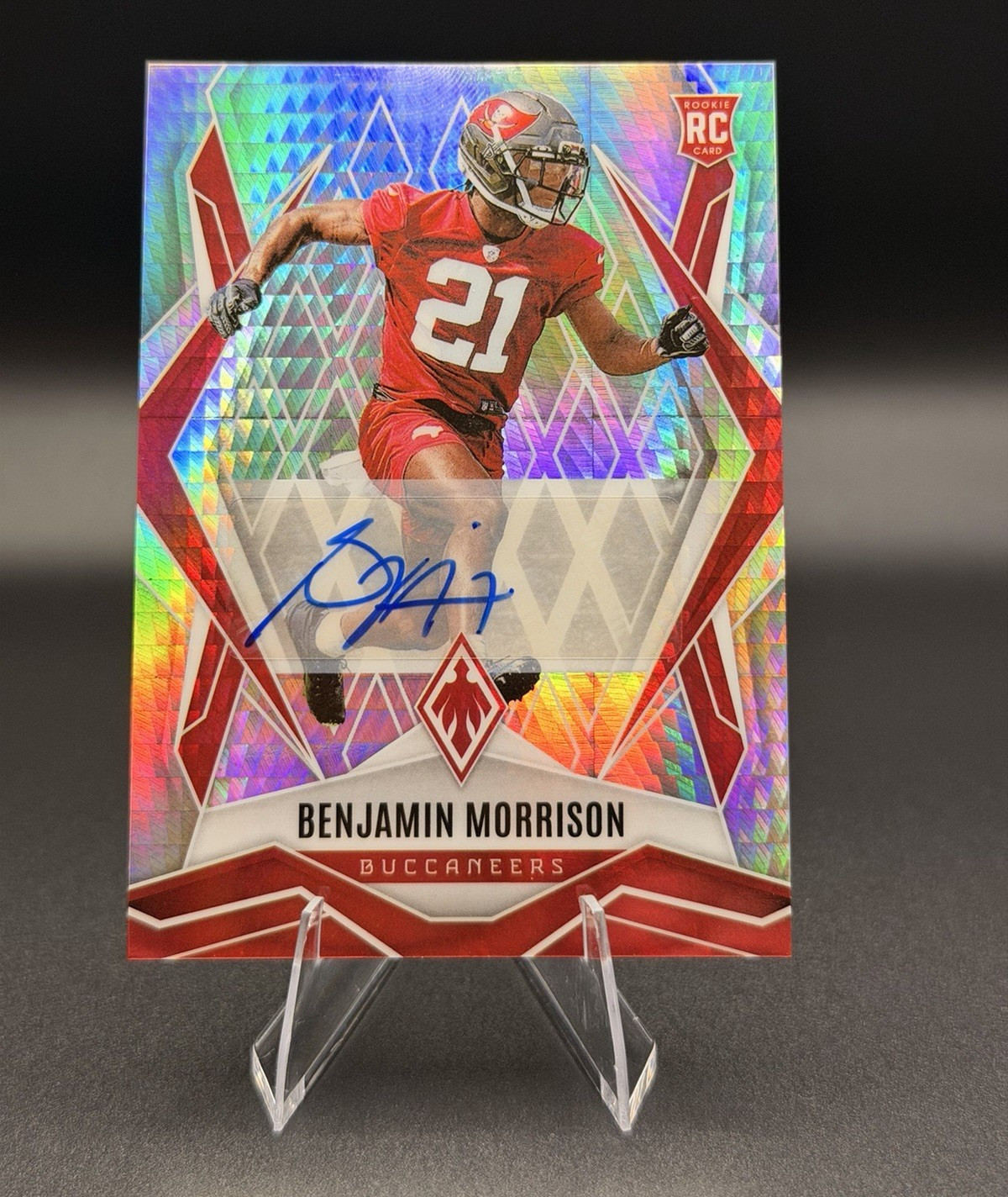 2025 Panini Phoenix Benjamin Morrison Tampa Bay Buccaneers Rookie Auto #247