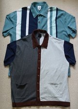 2 X MENS NEXT SHORT SLEEVE CARDIGANS. SIZE XXL