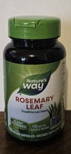 Nature's Way Rosemary Leaf - 100 Vegan Capsules 700 mg per serving - Exp 11/2029