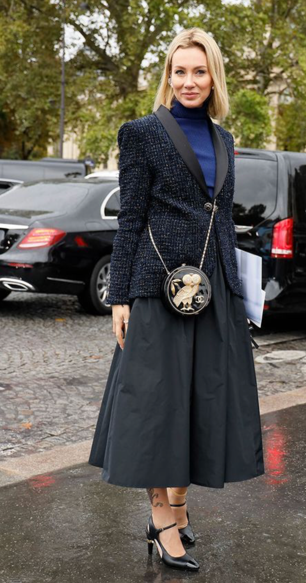 CHANEL 19A NY EGYPT NAVY BLUE BLACK PINK GREEN WOOL TWEED GRIPOIX