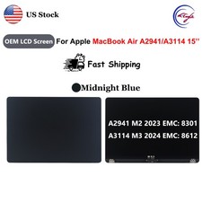 OEM LCD Display Screen Assembly For Apple MacBook Air A2941/A3114 15'' Midnight