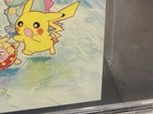 PIKACHU SNORLAX Pokemon Keiko Fukuyama Japanese Artist Postcard 2000 BGS 9 MINT — photo 2