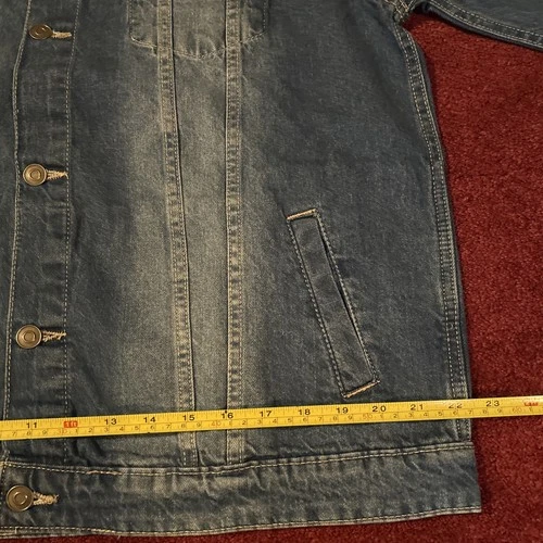 HARD ROCK CASINO Atlantic City Denim Jean Jacket BRAND NEW WITH TAGS SZ LARGE image 14
