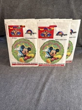 VTG Anagram Mickey Mouse Congratulations Foil Balloon 18" Lot Of 9 Mickey Kids