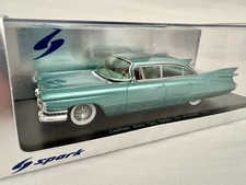 1959 Cadillac 62 Sedan - 1:43 Spark Sixty-Two w/ Display Case S2913 - READ!