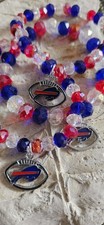 Buffalo Bills Bracelet -crystal, charm, stretch