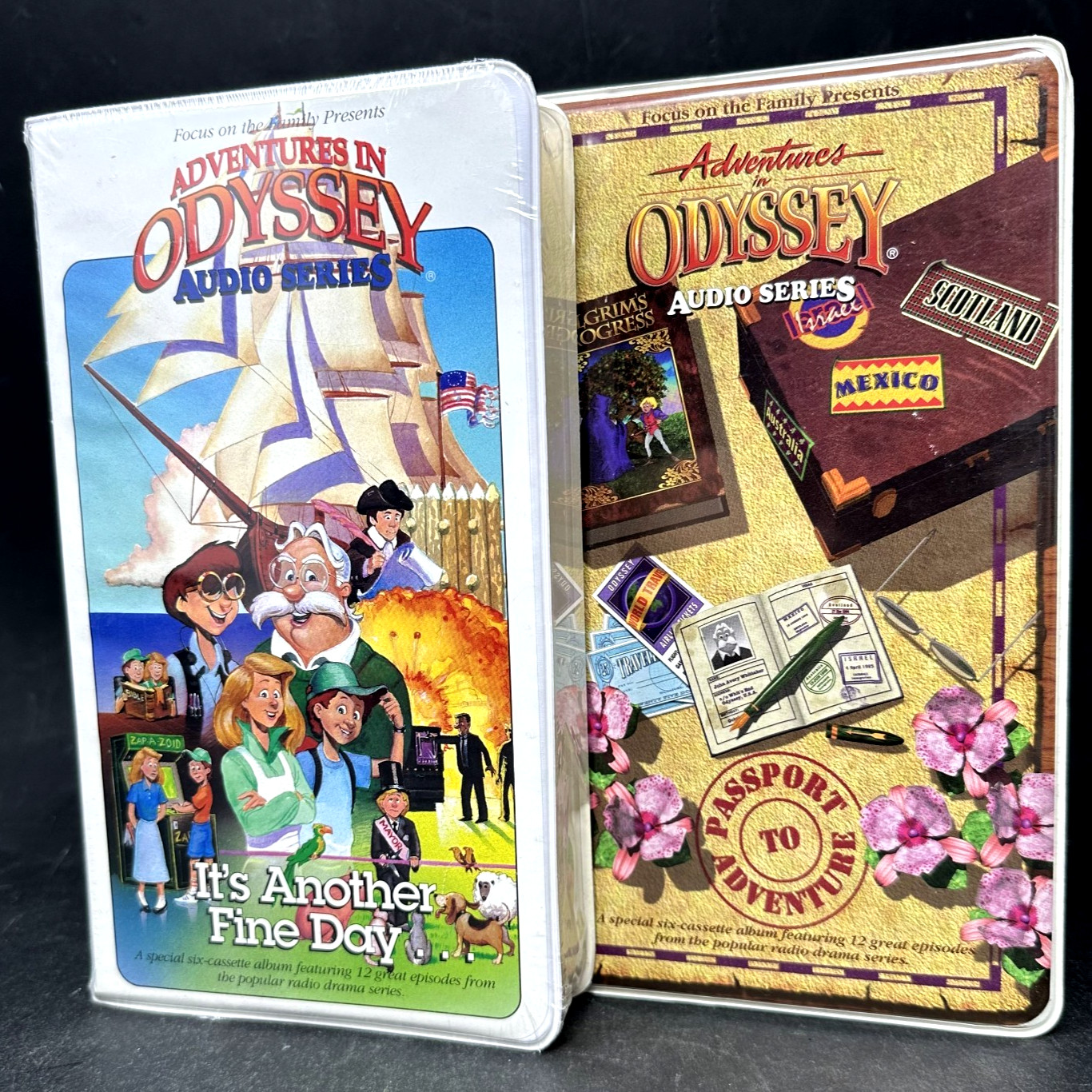 Adventures In OdysseyCassette Tapes Lot of 2 Sets New + Open - Vintage